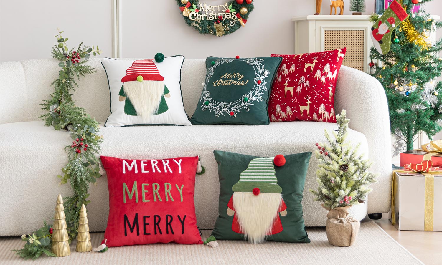 Cozy Up for the Holidays — Styling with Our Christmas Cushion Collection